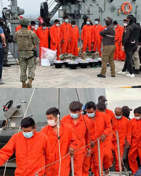 NUEVO GRAN GOLPE A LAS MAFIAS EN ALTAMAR BLOQUE DE SEGURIDAD DECOMISA 14 TONELADAS DE COCAÍNA POR UN VALOR 560 MILLONES DE DÓLARES.-