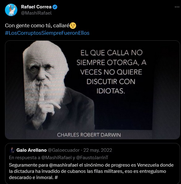 PERIODISTA ECUATORIANO GALO ARELLANO ADVIERTE EL RIESGO PARA EL PAÍS, SI EL CORREISMO REGRESA