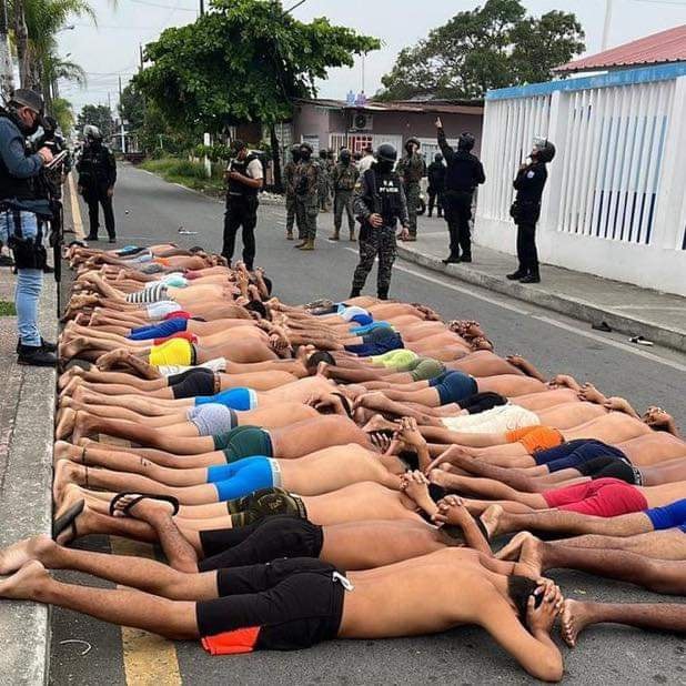 EN YAGUACHI-GUAYAS, 40 TERRORISTAS FUERON DETENIDOS POR LA POLICÍA Y FUERZAS ARMADAS.-