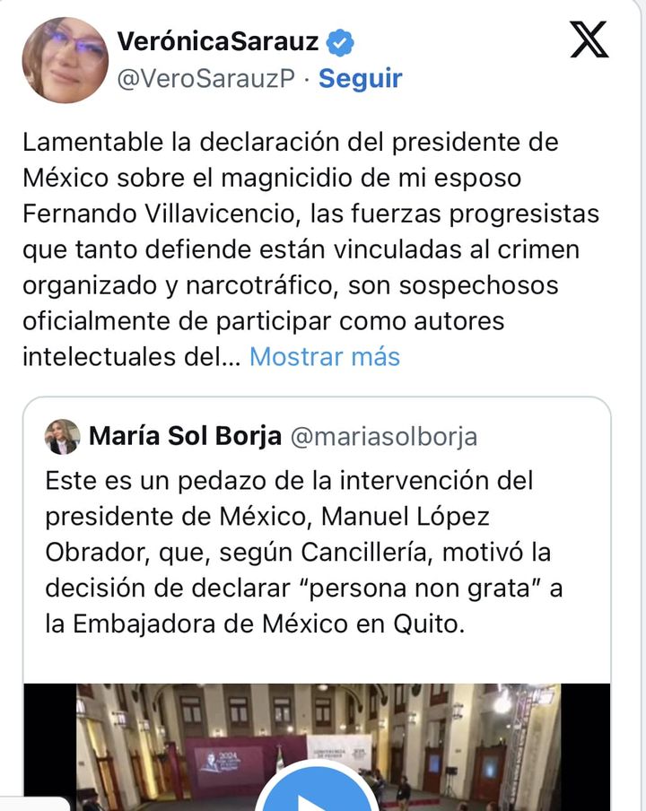 FAMILIARES DE FERNANDO VILLAVICENCIO MUESTRAN MALESTAR POR DECLARACIÓN DE LÓPEZ OBRADOR.-