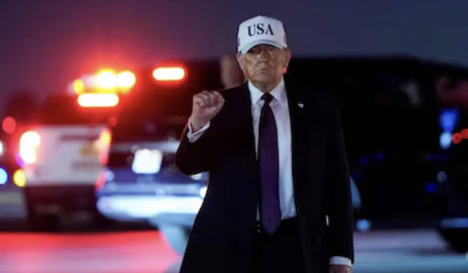 PRESIDENTE DE ESTADOS UNIDOS CONFIRMA QUE 9 BARCOS IRANÍES FUERON DESTRUIDOS Y HUNDIDOS.-